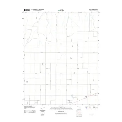 2012 Map of Keyes SW, 2012 Print