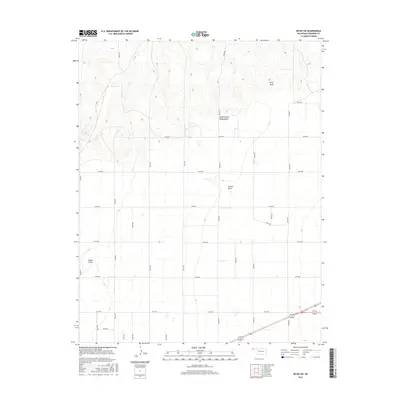 2016 Map of Keyes SW, 2016 Print