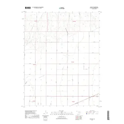 2018 Map of Keyes SW, 2018 Print