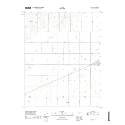 2018 Map of Keyes West, 2018 Print