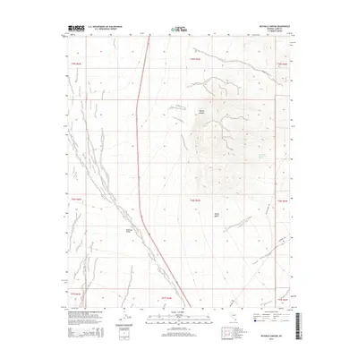 2014 Map of Keyhole Canyon, 2014 Print