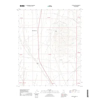 2018 Map of Keyhole Canyon, 2018 Print