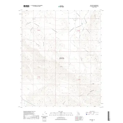 2018 Map of Keys View, 2018 Print