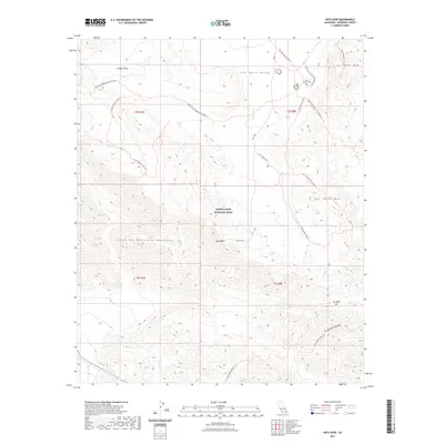 2021 Map of Keys View, 2021 Print