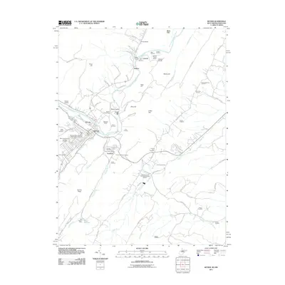 2011 Map of Keyser, 2011 Print