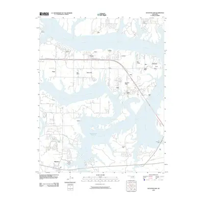 2010 Map of Keystone Dam, 2010 Print