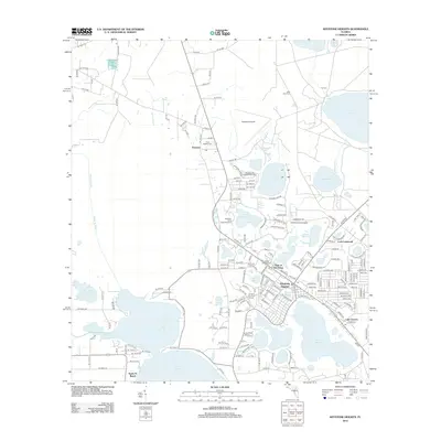 2012 Map of Keystone Heights, 2012 Print