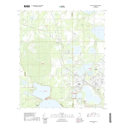 2018 Map of Keystone Heights, 2018 Print