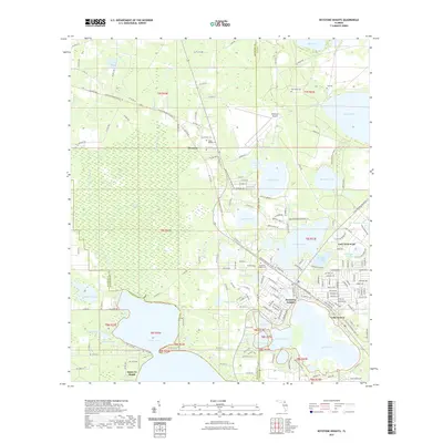 2021 Map of Keystone Heights, 2021 Print