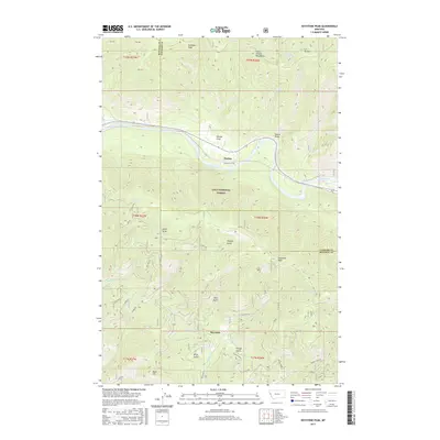 2017 Map of Keystone Peak, 2017 Print