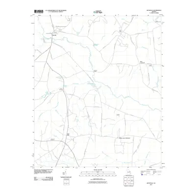 2011 Map of Keysville, 2011 Print