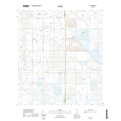 2018 Map of Keysville, 2018 Print