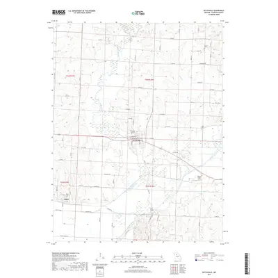 2017 Map of Keytesville, 2017 Print
