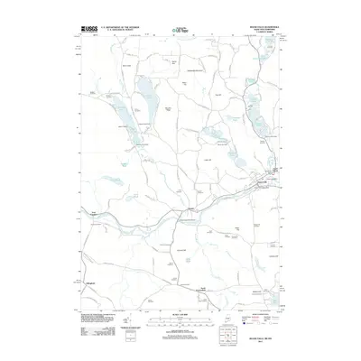 2011 Map of Kezar Falls, 2011 Print