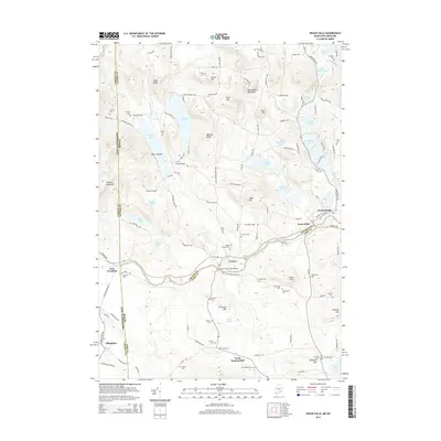 2014 Map of Kezar Falls, 2014 Print