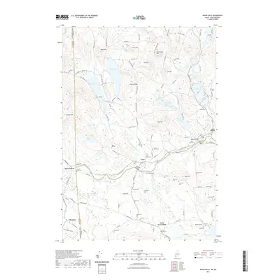 2021 Map of Kezar Falls, 2021 Print