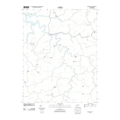 2011 Map of Kiahsville, 2011 Print