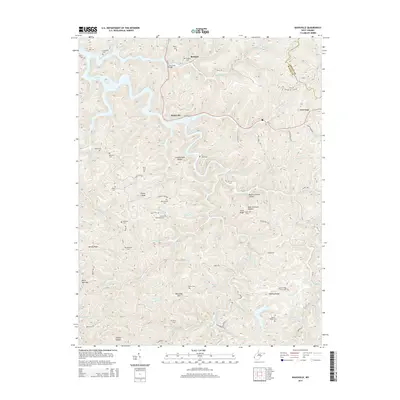 2014 Map of Kiahsville, 2014 Print