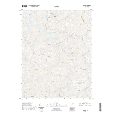 2019 Map of Kiahsville, 2019 Print