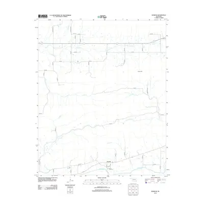 2012 Map of Kiamichi, 2012 Print