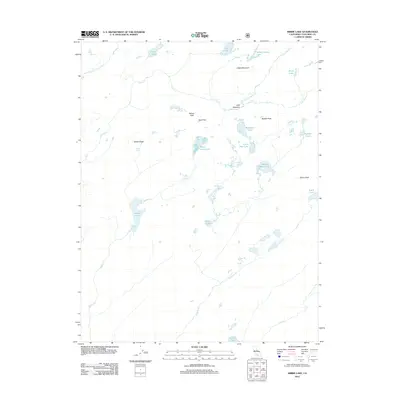 2012 Map of Kibbie Lake, 2012 Print