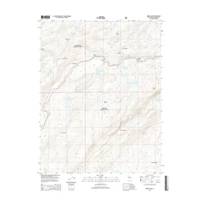 2015 Map of Kibbie Lake, 2015 Print