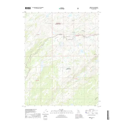 2018 Map of Kibbie Lake, 2018 Print