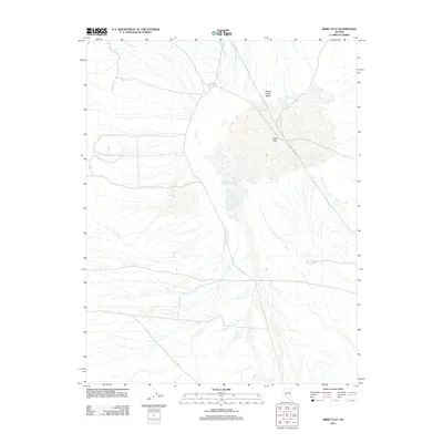 2012 Map of Kibby Flat, 2012 Print