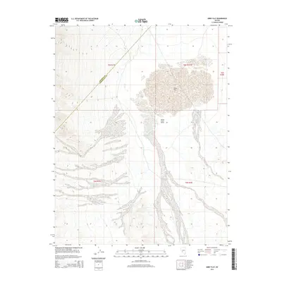 2014 Map of Kibby Flat, 2014 Print