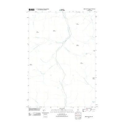 2011 Map of Kibby Mountain, 2011 Print