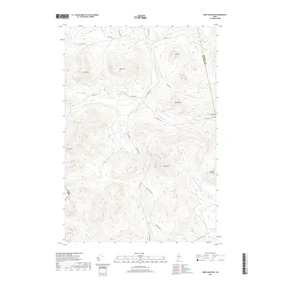 2018 Map of Kibby Mountain, 2018 Print