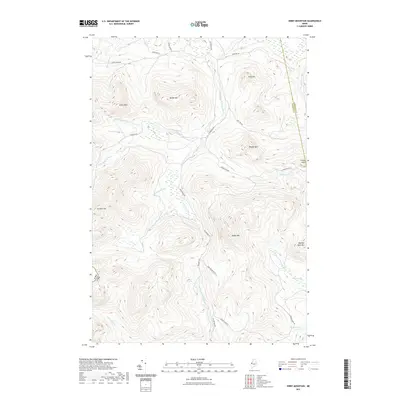 2021 Map of Kibby Mountain, 2021 Print