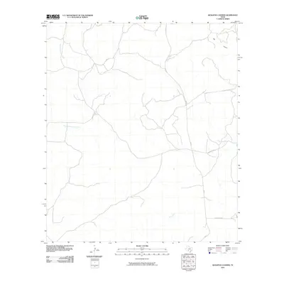 2010 Map of Kickapoo Caverns, 2010 Print