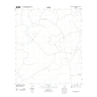 2013 Map of Kickapoo Caverns, 2013 Print