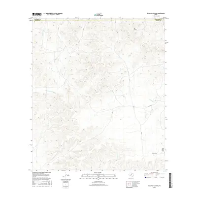 2016 Map of Kickapoo Caverns, 2016 Print