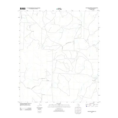 2012 Map of Kickapoo Spring, 2012 Print