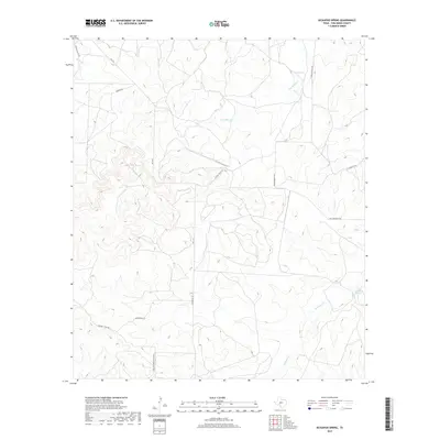 2019 Map of Kickapoo Spring, 2019 Print