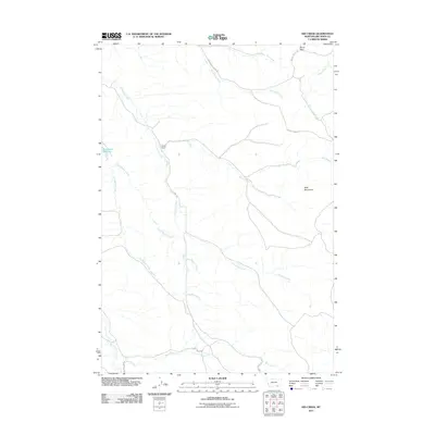 2011 Map of Kid Creek, 2011 Print