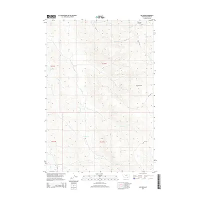 2014 Map of Kid Creek, 2014 Print