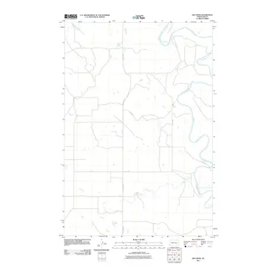 2011 Map of Kid Creek, 2011 Print