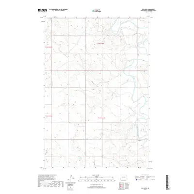 2018 Map of Kid Creek, 2018 Print