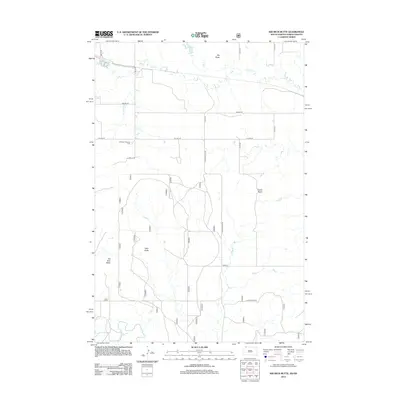 2012 Map of Kid Rich Butte, 2012 Print