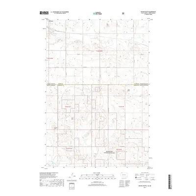 2017 Map of Kid Rich Butte, 2017 Print