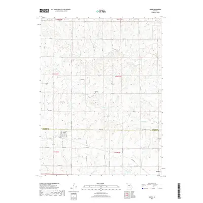 2017 Map of Kidder, 2017 Print