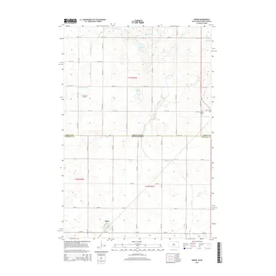 2015 Map of Kidder, 2015 Print