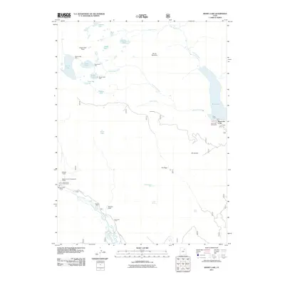 2011 Map of Kidney Lake, 2011 Print