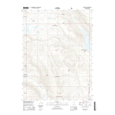 2014 Map of Kidney Lake, 2014 Print