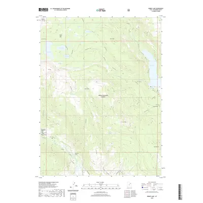 2020 Map of Kidney Lake, 2020 Print