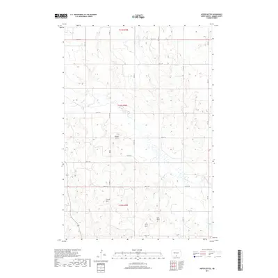 2017 Map of Kiefer Buttes, 2017 Print