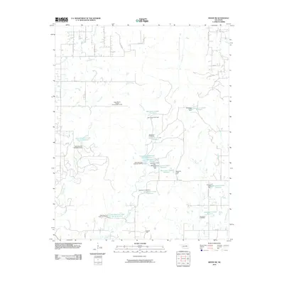 2010 Map of Kiefer SW, 2010 Print